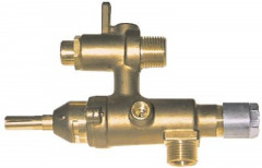 Кран газовый тип серия 24197 с выходом для трубы EGA