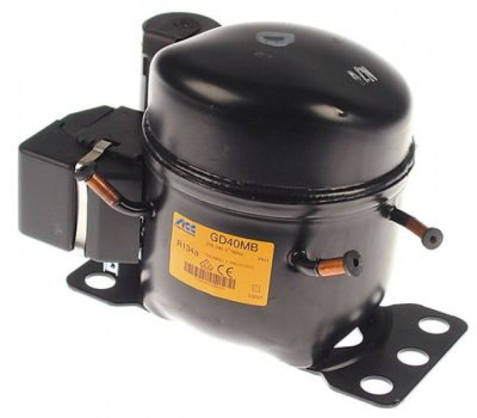 Компрессор хладагент R134a тип GD40MB 1/8л.с. потребляемая мощность 200Вт рабочий объём 4,1см³