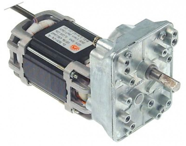 Мотор-редуктор 230В ø вала 7x8мм тип 82222006 В 80мм Д 170мм Ш 65мм для опрокидывающей сковороды