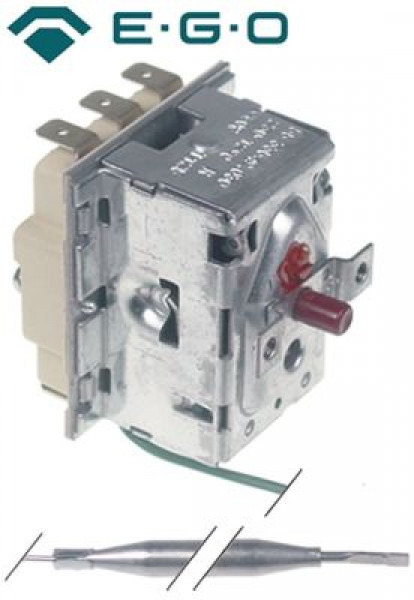 Термостат защитный темп. выкл. 230°C 3-полярн. 20А ø датчик 6мм Д датчик 88мм