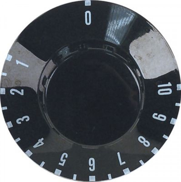 Рукоятка регулировочная термостат 1-10  -°C ø 50мм ø ось 6x4,6мм срез снизу подходит для MORETTI