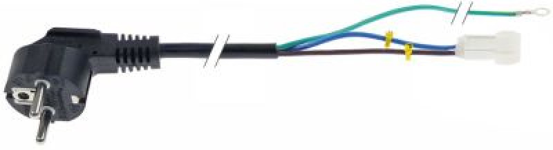 Кабель соединительный 1мм² 3-полярн. присоединение кодирован. чёрн. H05VV-F