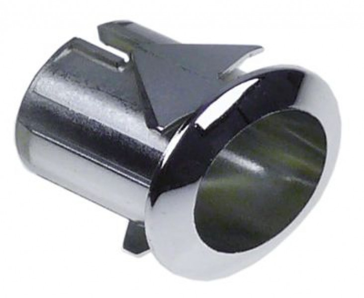 Корпус детали хромированн. мм 20,6x16,4мм для кнопочных выключателей 13x17 мм выпукл.