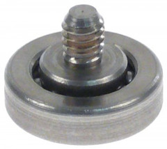 Колёсико ø ролики 232мм Ш1 65мм резьба 1/4&quot;-20UNC=ø6,35 мм x 1,27 A 232мм B 65мм