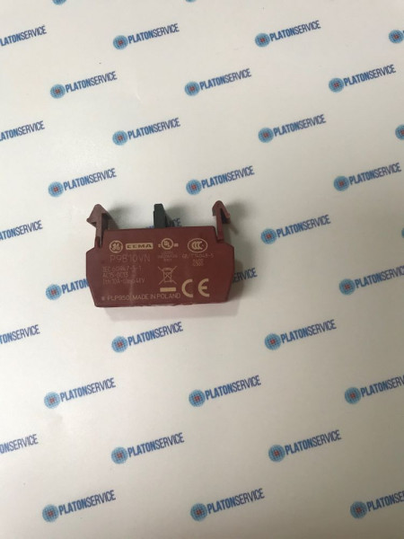 Блок контактный коричнев. 1NO P9B10VN GENERAL ELECTRIC 10А макс. 400В
