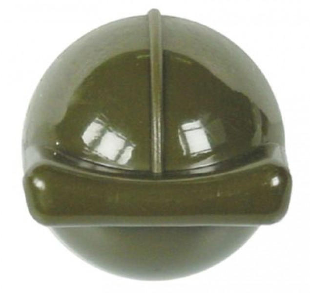 Рукоятка регулировочная переключатель нулевое обозначение ø 40мм зелён.