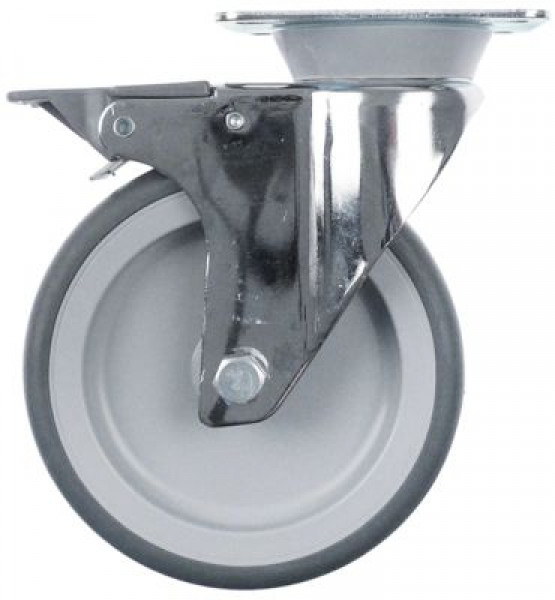 Ролик направляющий пластинчатое крепление  расст-ние меж. отвер-ми 50x70мм В 162мм