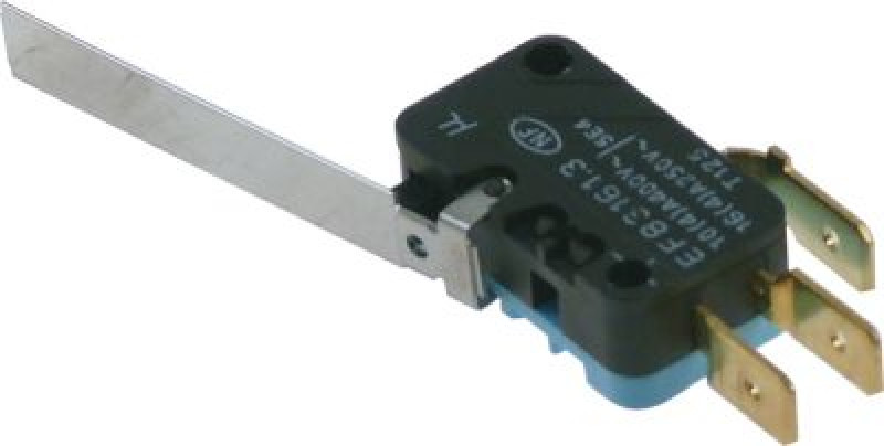 Микровключатель приводится в действие при помощи рычага 250В 16А