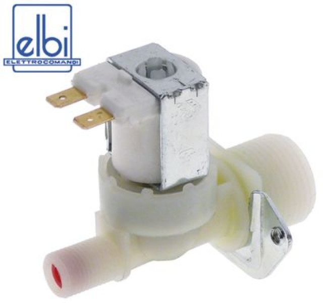 Клапан электромагнитный одинарн. прямой пластмасса вход 3/4" 230 В перем. тока TP вход  5,5л/мин