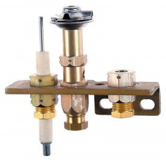 Горелка конфорочная тип серия 160 2х-пламен. ø дюзы 41мм природный газ подключение к газу 4мм