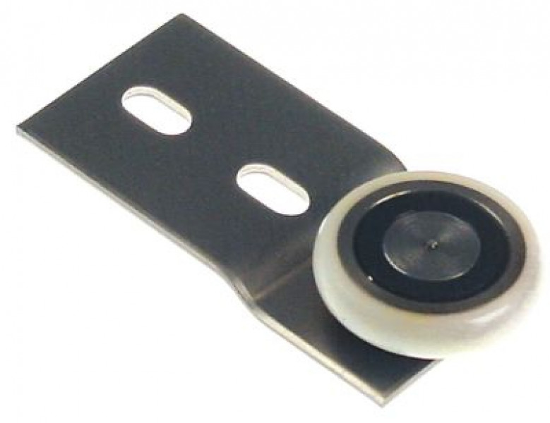 Колёсико ø ролики 28мм Ш1 6мм хромоникелевая сталь/нейлон В 5мм Д 62мм