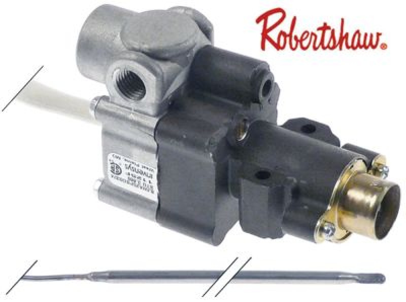 Термостат газовый тип BJWA25PBD 65-204°C вход для газа фланец (труба-ø 5/16") МЖ 0мм