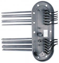 Элемент нагревательный 15000Вт 400В Д 263мм специальное крепление присоединение кабель