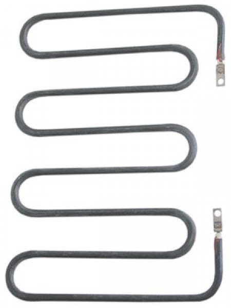 Элемент нагревательный 1200Вт 230В Д 180мм Ш1 55мм Ш2 110мм присоединение M5 труба ø 63мм