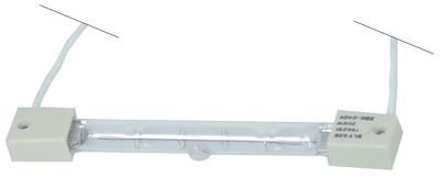 Лампа инфракрасная цоколь Z  220-240В 300Вт Д 122мм длина провода 300мм IMPORT