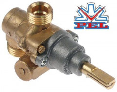 Кран газовый тип 21N МЖ 0мм вход для газа M16x1,5 (труба-ø 10 мм)