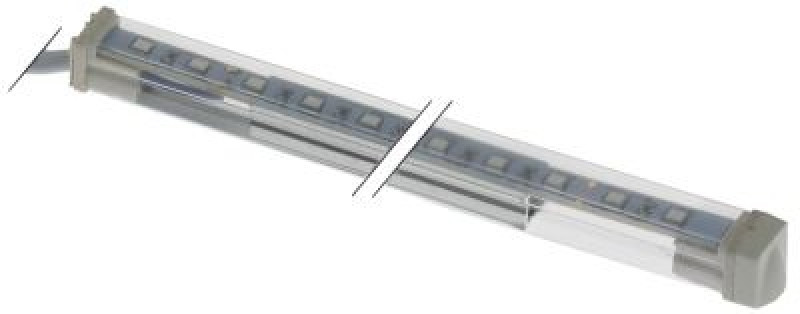 Планка светодиодная 24В Д 400мм длина провода 280мм бел. В 12мм Ш 12мм