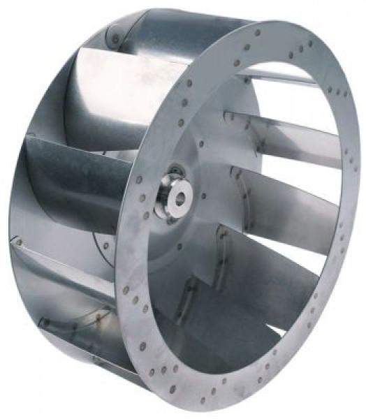 Крыльчатка вентилятора В1 125мм Д1 ø 350мм Д2 ø 13мм Д3 ø 16мм лопатки 12