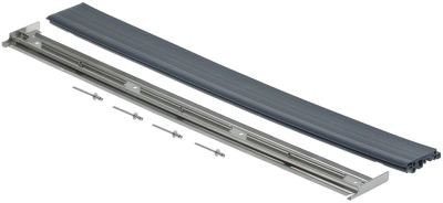 Уплотнитель для тележки-стеллажа Д 500мм с крепёжной накладкой