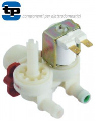 Клапан электромагнитный двойн. прямой выход 115мм пластмасса темп. макс. 90°C вход 3/4&quot;