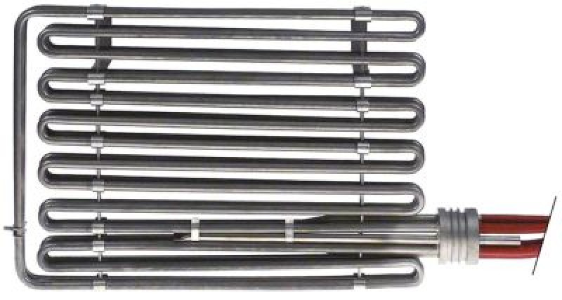 Элемент нагревательный 18000Вт 400В Д 395мм фритюрница Д1 15мм Д2 380мм Ш1 34мм Ш2 41мм