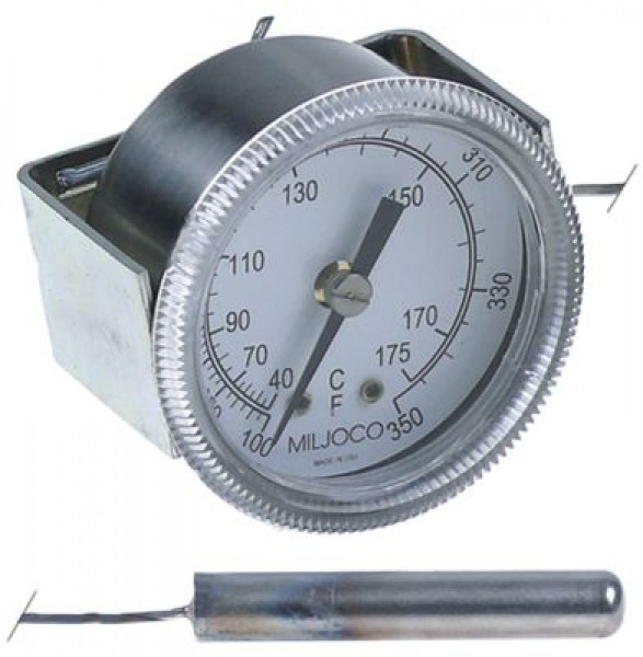 Термометр капиллярная трубка 1800мм ø датчик 11мм ø монтажный 52мм темп. макс. 175°C Д датчик 67мм