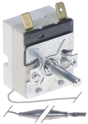 Термостат темп. макс. 190°C 1-полярн. 1NO ø датчик 6мм Д датчик 69мм