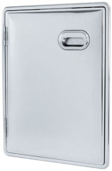 Заслонка открывается слева  с магнитом 590x440 мм