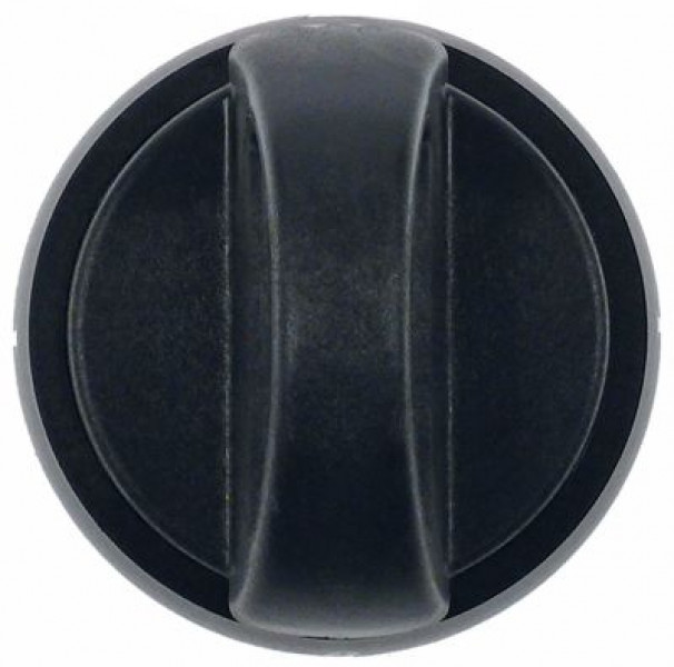 Рукоятка регулировочная 0-1-0-1 ø 75мм ø ось 6x4,6мм срез сверху/снизу