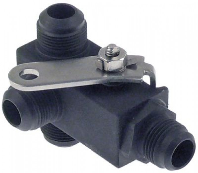 Кран шаровой резьба 1/2" сталь В 55мм Д 100мм Ш 90мм для масляного крана