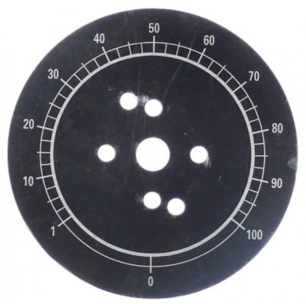 Панелька регулятор энергии 0-100  -°C ø 88мм ø ось  -мм срез  - подходит для CHARVET