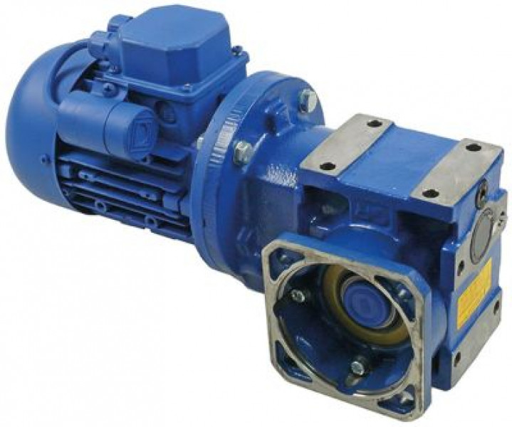 Мотор-редуктор 230В ø вала 24мм 180Вт тип EM63b-4 В 160мм Д 350мм Ш 190мм