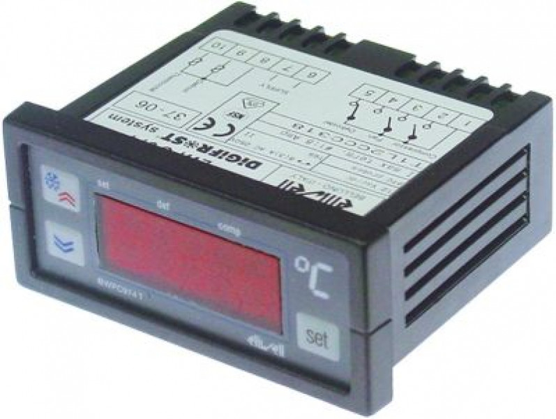 Регулятор электронный 12В мм 71x29мм PTC сборка вмонтирование выходы реле 1 род защиты IP65