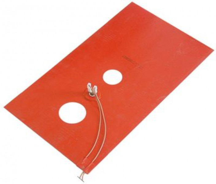 Пластина нагревательная 1350Вт 230В Д 500мм силикон длина провода 500мм Ш 290мм