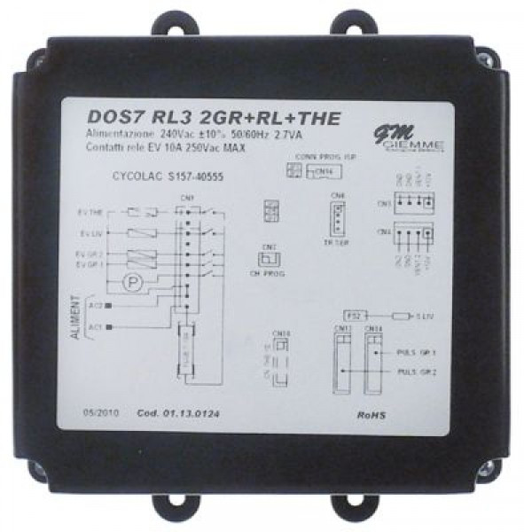 Блок центральный 240В тип DOS7 RL3 2GR+RL+THE напряжение переменный ток 50/60Гц