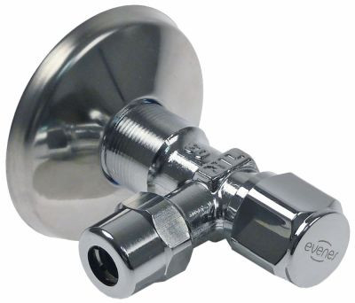 Вентиль угловой вход 1/2" выход 3/8" (ø10 мм) - -