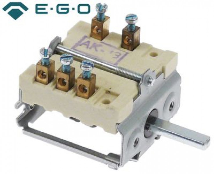 Выключатель кулачковый 16А последовательность включения 0-1-2-3 ø ось 6x4,6мм