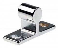 Щеколда Zamak В 21мм Д 38мм Ш 13мм с конусом шаг крепления 28мм