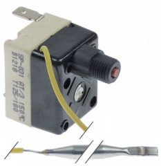 Термостат защитный темп. выкл. 150°C 1-полярн. 1NC 16А ø датчик 6мм Д датчик 65мм
