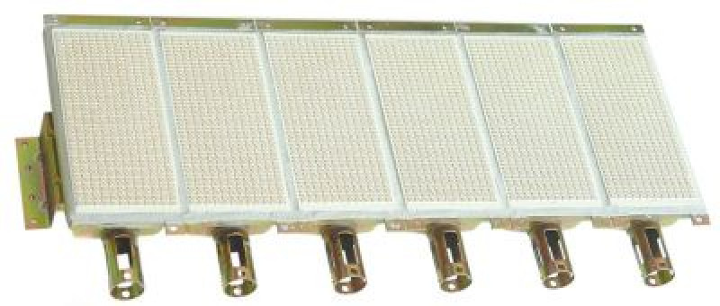 Горелка керамическая Д 470мм Ш 190мм для греческого гирос-гриля