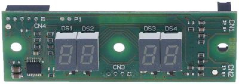 Плата печатная дисплея зелён. Д 85мм Ш 28мм 4х-значн. посудомоечная машина для прибора DP45/50