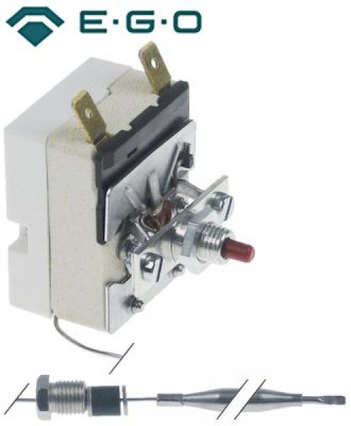Термостат защитный темп. выкл. 115°C 1-полярн. 1NC 16А ø датчик 6мм Д датчик 78мм