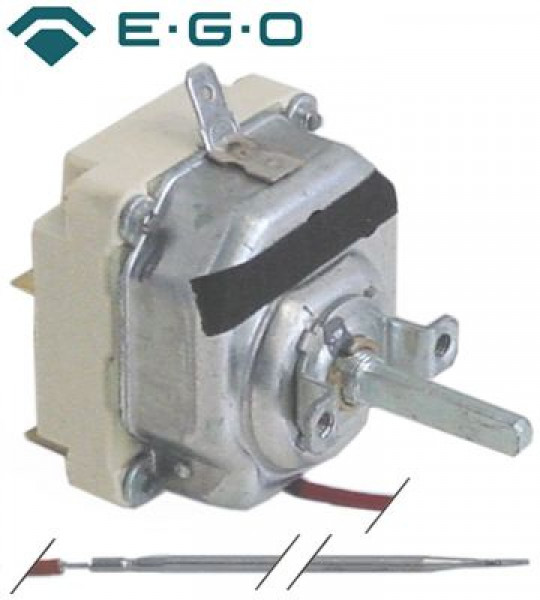 Термостат темп. макс. 300°C 3-полярн. 3NO 16А ø датчик 3мм Д датчик 219мм