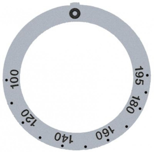 Маркировка регулировочной ручки термостат темп. макс. 195°C 100-195°C внутр.ø 455мм
