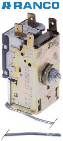 Термостат ø датчик 2мм капиллярная трубка  1230мм 1NO датчик с капиллярной трубкой