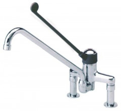 Кран-смеситель однорычажный двухчастный GEV GASTROTOP CLASSIC арматура два отверстия