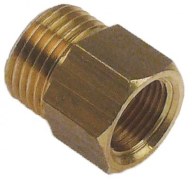 Переходник латунь ВнР 3/8" ВнР 1/2"