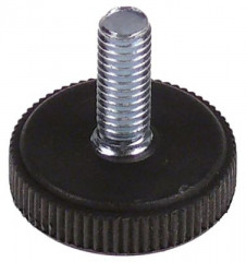 Ножка приборная резьба M6 ø 25мм В 6мм Д резьбы 16мм кол-во в уп-вке 1штук