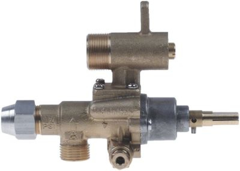 Кран газовый тип GPEL22D МЖ 35мм вход для газа M18x1,5 (труба-ø 12 мм)