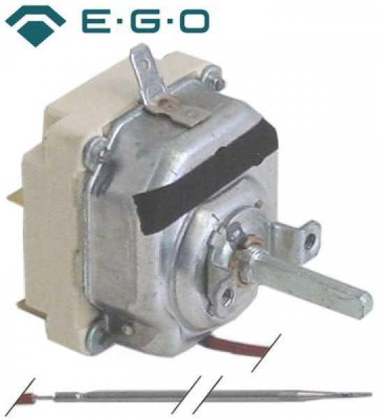 Термостат темп. макс. 320°C 3-полярн. 3NO 16А ø датчик 3мм Д датчик 219мм